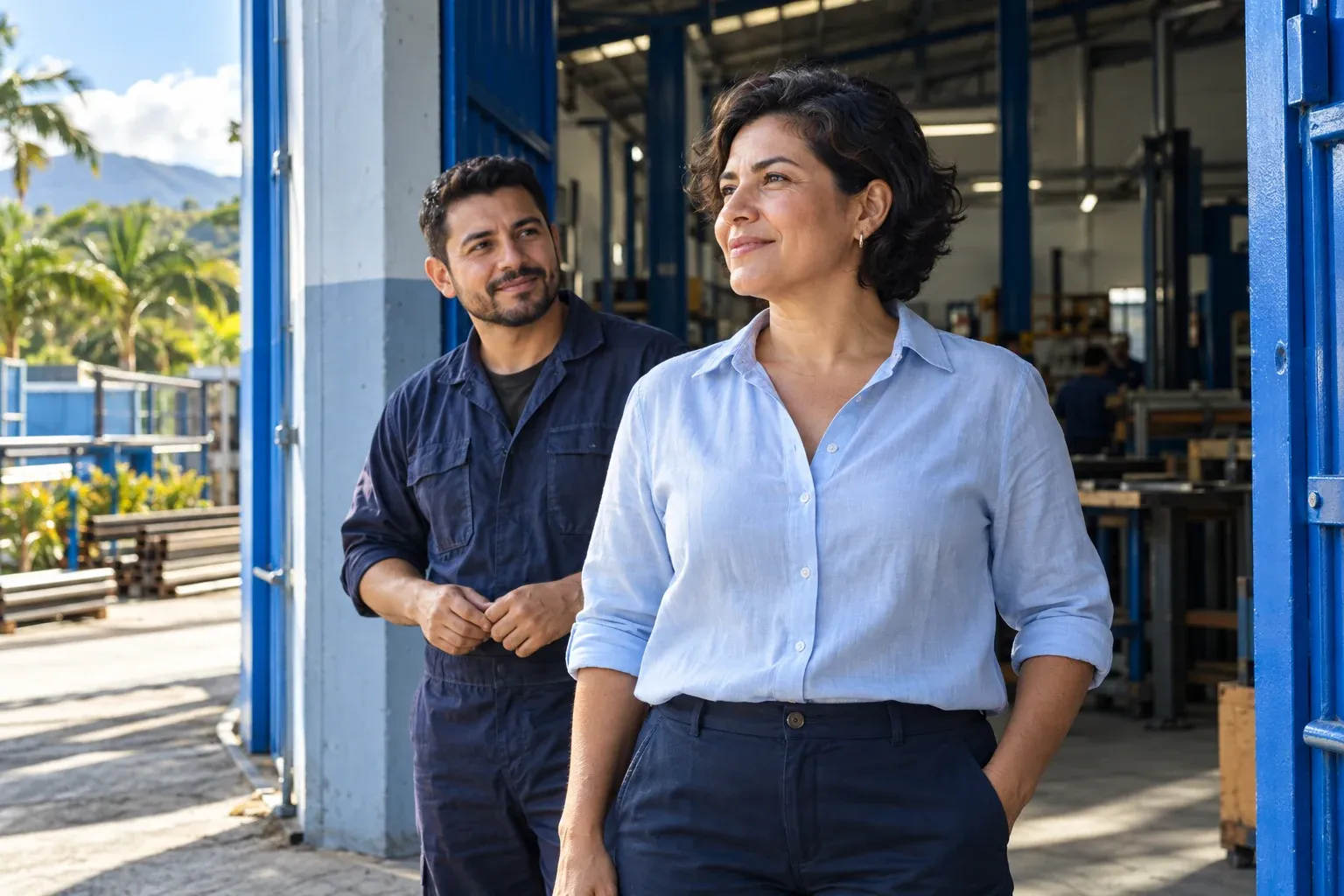 Empresarios de la Orinoquia en su lugar de trabajo